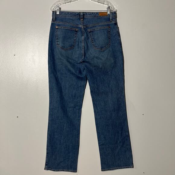 Eddie Bauer Relaxed Loose Straight Washed Blue Denim Jean’s Women’s Size 8 - Picture 4 of 6
